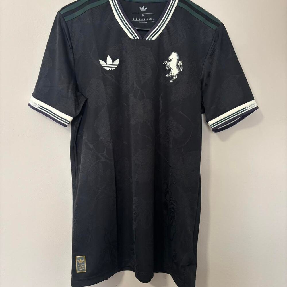 Adidas black juventus floral jersey